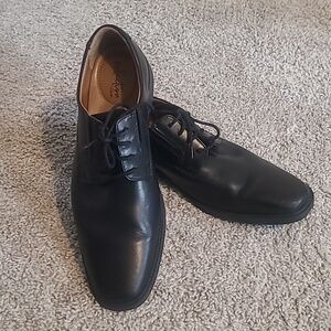 EUC Collection by Clark's Tilden Black Leather Oxford Dress Shoes Men's 11M